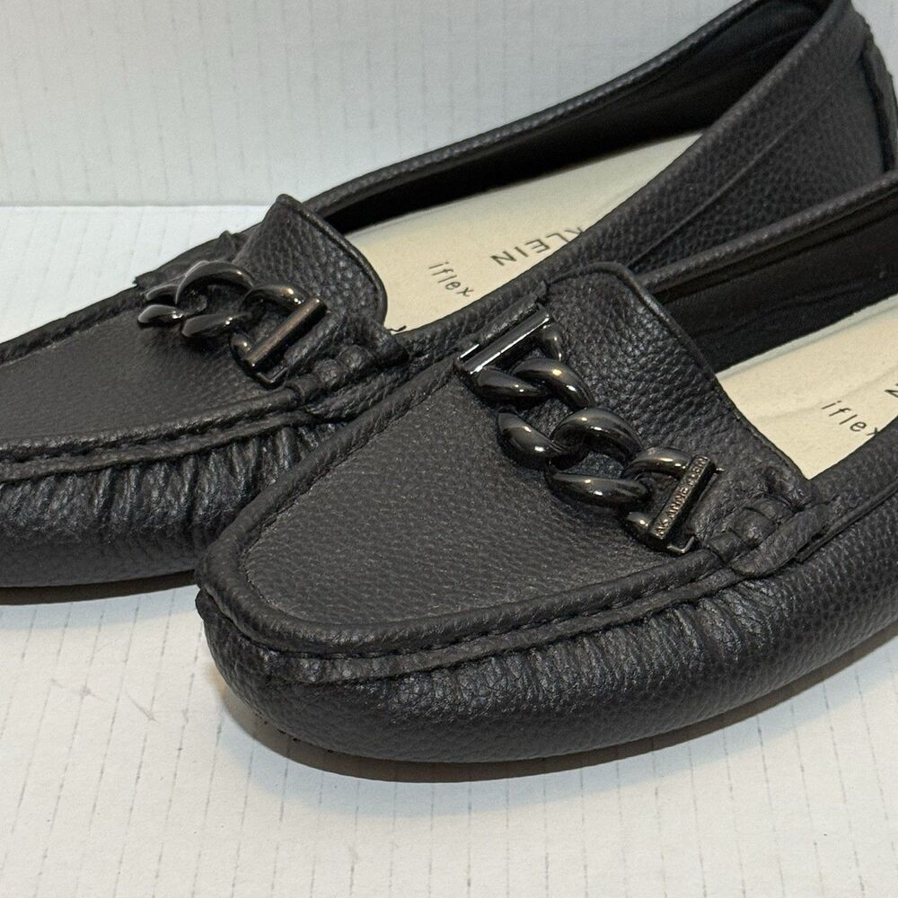 Anne Klein iflex Slip On Casual Loafers Womens Shoes 8M Black - Picture 3 of 10